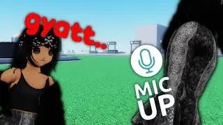 MIC UP TROLLING WITH THICC AVATAR... (roblox)