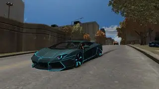 GTA IV Lamborghini Avendator Tron Style Crash Testing