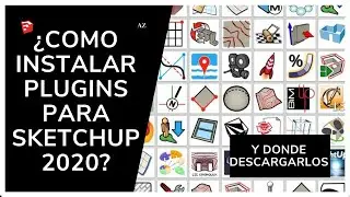 DONDE DESCARGAR Y COMO INSTALAR PLUGINS EN SKETCHUP 2021 - TUTORIAL SKETCHUP 04