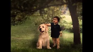 how to create a boy baby image in photoshop