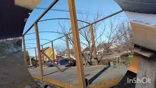 Сварка кузова полуприцепа под зерновоз, ёлочкой.
