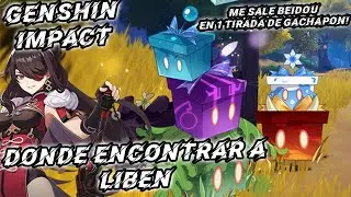 Genshin Impact: lOCALIZACION BAZAR DE LAS MARAVILLAS - TIRO 1 GACHAPON Y ME SALE BEIDOU