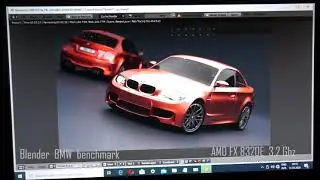 Blender Bencmark BMW  AMD FX8320E