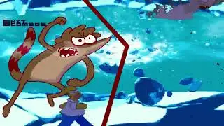 Mugen battle Homero and MVC Peter vs Mordecai and Rigby