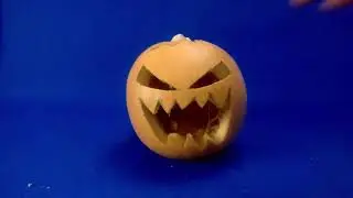 Animated Halloween Jack O'Lantern has a spooky message for you!