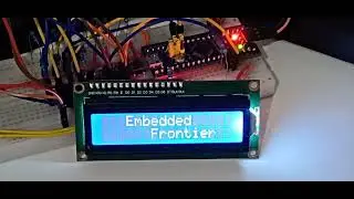 LCD display without Arduino  or HAL |  Embedded system