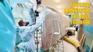 It's Done! Exterior Fiberglass Complete On Our RAN 50 - Ep. 380 RAN Sailing