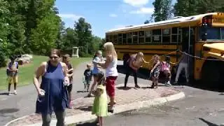 Balmoral Bus Stop: Last Day of School