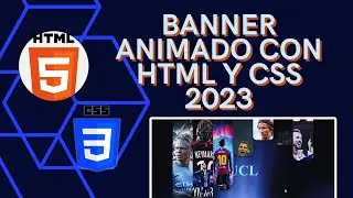 Banner Animado con HTML y CSS 2023