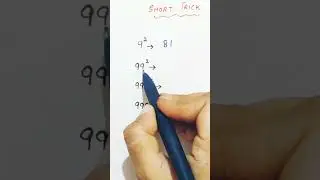 #Square of Numbers #Short Trick#short#shorts