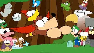 The EXTREMELY REAL STRATEGY GUIDE to Banjo Kazooie Cartoon - PART 3