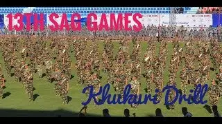 Khukuri Drill by Nepal Army || 13th SAG GAMES Opening Ceremony rehearsal Part 1