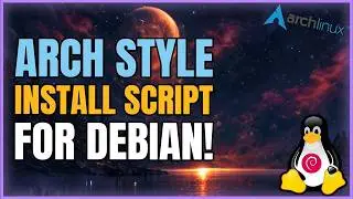 Can Debian be installed like Arch? I tried building it from TTY