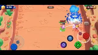 Играю с другом 1 на 1 на диномайках в бравл старс!