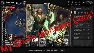 Arachas Swarm Keeps Getting Better and Better! (Gwent Monsters Arachas Swarm Deck Profile)