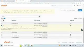 PHP Version update on Linux Cpanel