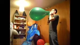 Tuftex 17 inch Green crystal balloon blow to pop btp b2p tt17