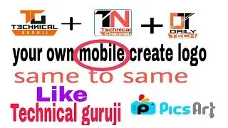 How to make logo like technical guruji with android ! by techno naren