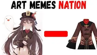 Genshin Impact ▶ Hu Tao ➖ Clothes = ❓❓❓ | Art Memes ANIMATION