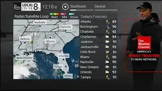 The Weather Channel LOT8s with Storm Alert Music returns for Beryl Coverage - 07/06/2024