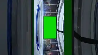 Virtual news studio green screen | breaking news set animation 