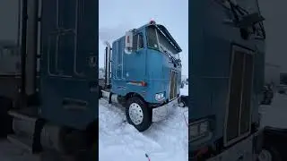 1965 Peterbilt 362 Cab over with a 855 Cumins cold start and idle￼ with walk around￼
