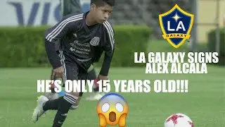 15 year old Alex Alcala signs a contract with LA Galaxy (February 17, 2021)