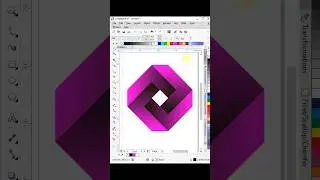 Polygon 3D Logo Design in Coreldraw 