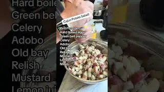 Cajun Potato Salad Recipe | The PERFECT Summer Side #potatosalad #recipe #cajun #fyp