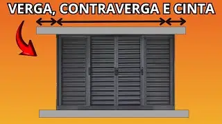 QUANDO DEVO USAR A VERGA? Diferença de contraverga e cinta de amarração, e como calcular.