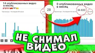 Что будет если не СНИМАТЬ ВИДЕО пол ГОДА