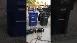 Soldando con baterías de auto.