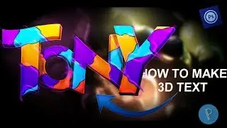 How to make 3D Text Tutorial (PhotoShop Touch)