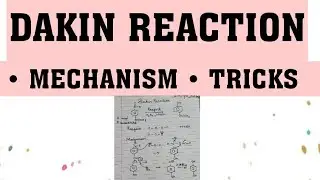 DAKIN REACTION | MECHANISM | TRICKS.