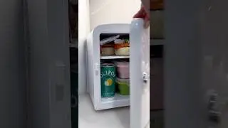 Mini fridge restock 🤍 