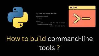 How to build a command-line application in Python?