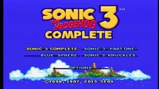 Sonic the Hedgehog 3 Complete (Full Playthrough)
