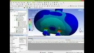 Response spectrum analysis with Ansys Workbench