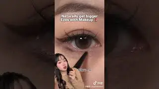NATURAL BIG EYES WITH THIS DOUYIN MAKEUP HACK 🎀 