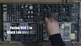 3 Patch with Fusion VCO 2 from Erica Synths , Modulation and experiments .