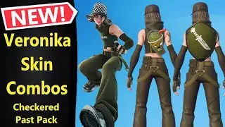 Veronika Skin Combos in Fortnite (Checkered Past Starter Pack)