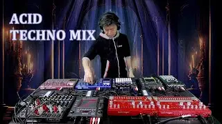 TECHNO MIX 2023 July - FUNKY ACID TECHNO - JAPANESE MACHINE DJ RAVE PARTY