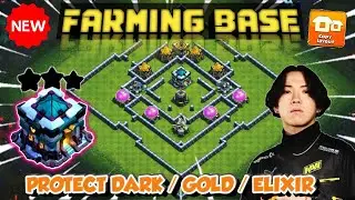 TOP 10 BEST TH13 FARMING BASE WITH REPLAY || TH13 FARM BASE WITH LINK || TH13 ANTI 3 STAR BASE