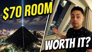 I Stayed in The CHEAPEST Room at LUXOR Las Vegas 🐪