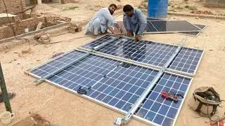 4kw solar system installation at home | solar panel plus inverter Trion wisp plus 3604 |