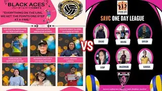 BLACK ACES VS PINK PANTHERS  || ONE DAY LEAGUE || Spiking Aces Volleyball Camp
