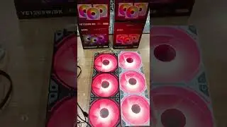 SAMA YE1203 BALCK/WHITE X3 ARGB FAN KIT