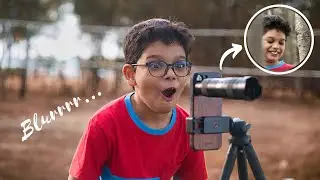 Get Video Background Blur with Apexel 28x Mobile Zoom Lens 📱