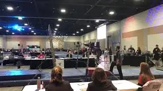 Mya John 2019 regional bar routine
