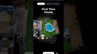 Matterport outside with a Ricoh 